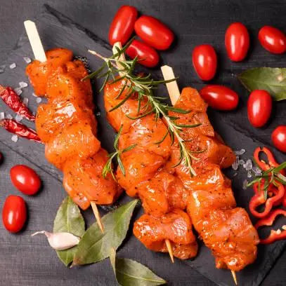 Brochette de poulet Marinée