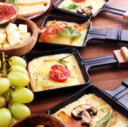 Notre plateau Raclette / 4 Sortes  (300gr) Diamant Rouge